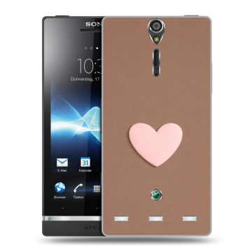 Пластиковый чехол на Sony Xperia S с принтом женский