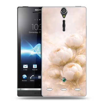 Пластиковый чехол на Sony Xperia S с принтом женский Пластиковый чехол на Sony Xperia S с принтом женский