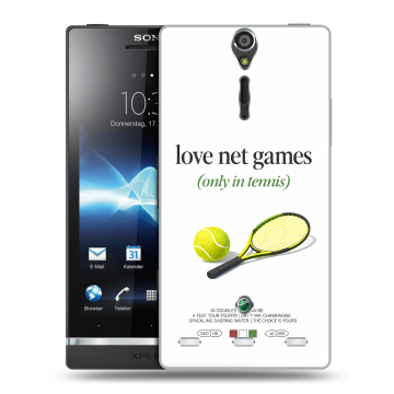 Пластиковый чехол на Sony Xperia S с принтом для девочек