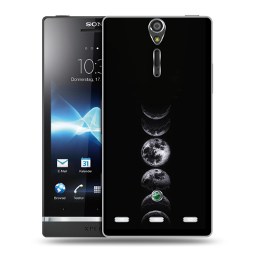 Пластиковый чехол на Sony Xperia S с принтом женский