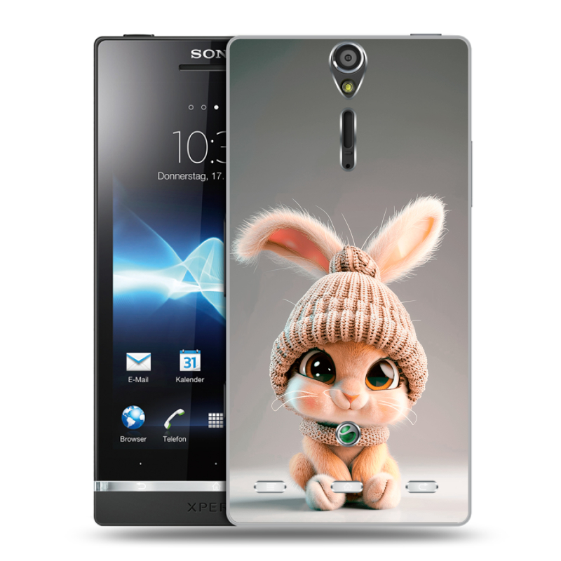 Пластиковый чехол на Sony Xperia S с принтом Кролик Пластиковый чехол на Sony Xperia S с принтом Кролик