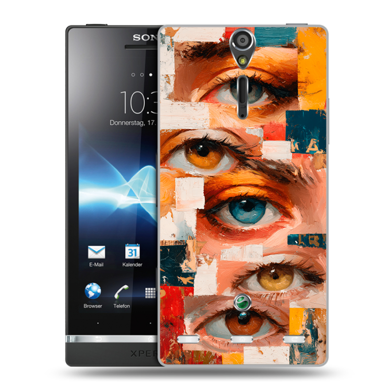 Пластиковый чехол на Sony Xperia S с принтом Модный принт Пластиковый чехол на Sony Xperia S с принтом Модный принт