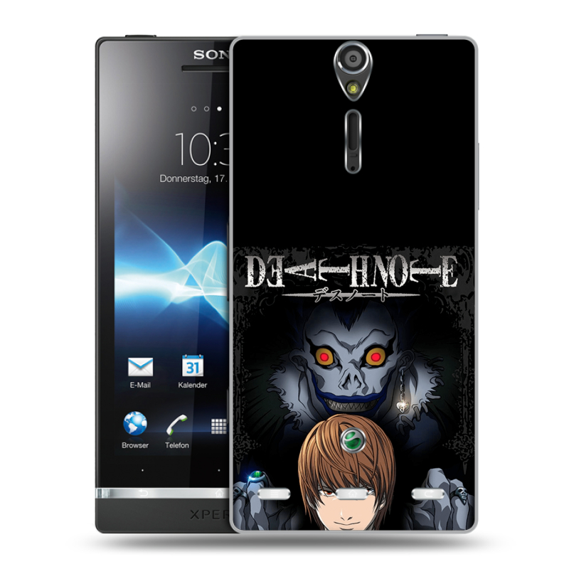 Пластиковый чехол на Sony Xperia S с принтом Death note Тетрадь смерти Пластиковый чехол на Sony Xperia S с принтом Death note Тетрадь смерти