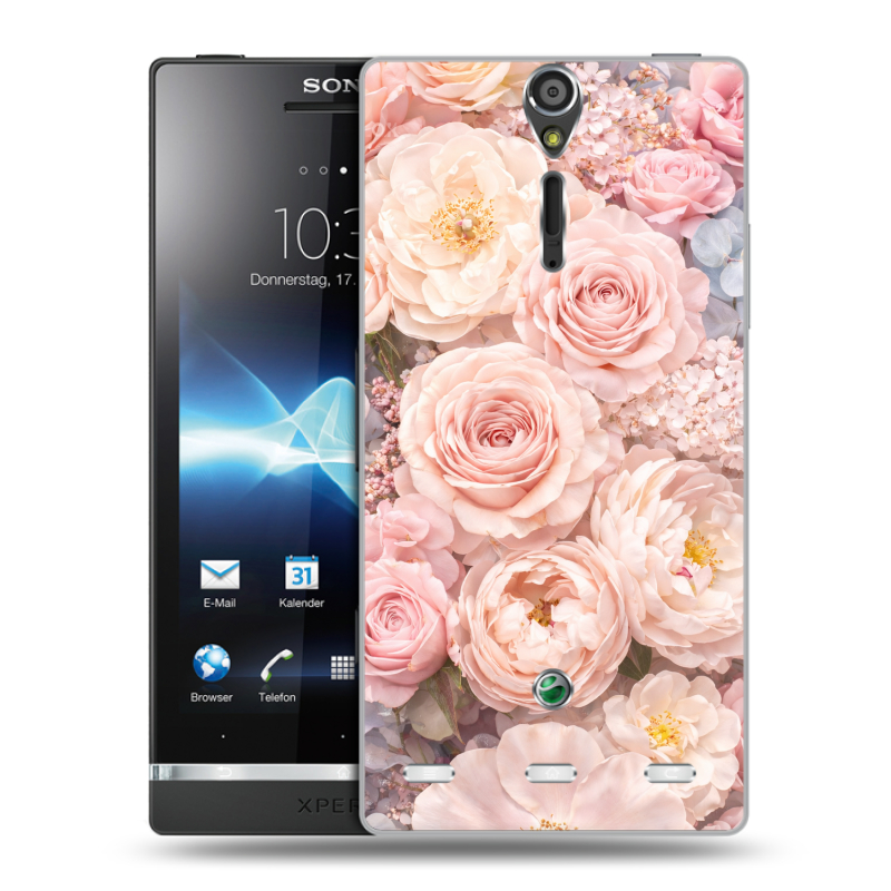 Пластиковый чехол на Sony Xperia S с принтом женский Пластиковый чехол на Sony Xperia S с принтом женский