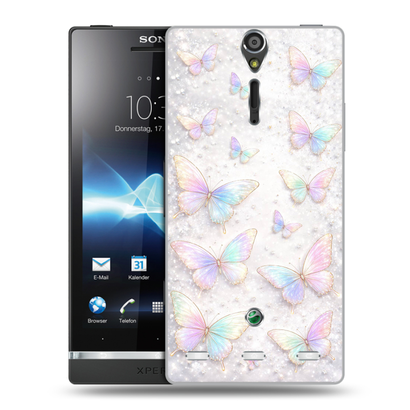 Пластиковый чехол на Sony Xperia S с принтом женский Пластиковый чехол на Sony Xperia S с принтом женский