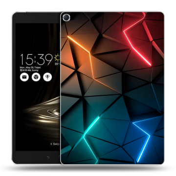 Силиконовый чехол на ASUS ZenPad 3S 10 с принтом Абстракция неон Силиконовый чехол на ASUS ZenPad 3S 10 с принтом Абстракция неон