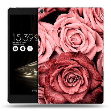 Силиконовый чехол на планшета ASUS ZenPad 3S 10 с принтом Цветы розы