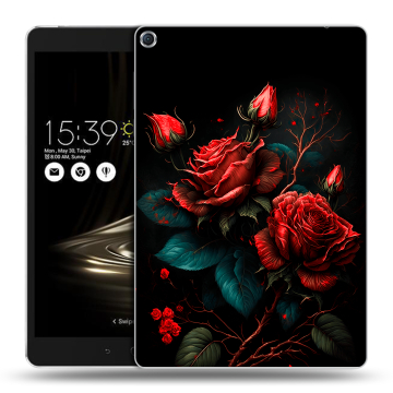 Силиконовый чехол на ASUS ZenPad 3S 10 с принтом Розы красные