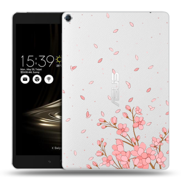 Силиконовый чехол на ASUS ZenPad 3S 10 с принтом Ветка сакуры