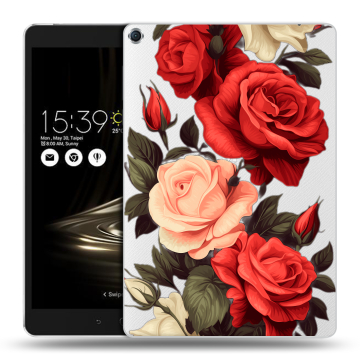 Силиконовый чехол на ASUS ZenPad 3S 10 с принтом Розы