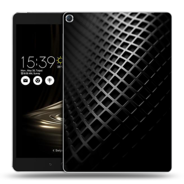 Силиконовый чехол на ASUS ZenPad 3S 10 с принтом Текстура металла