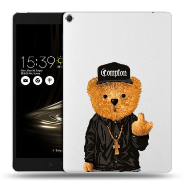 Силиконовый чехол на ASUS ZenPad 3S 10 с принтом Плюшевый медведь