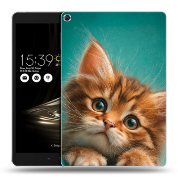 Силиконовый чехол на ASUS ZenPad 3S 10 с принтом котенок