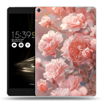 Силиконовый чехол на ASUS ZenPad 3S 10 с принтом Розовые розы