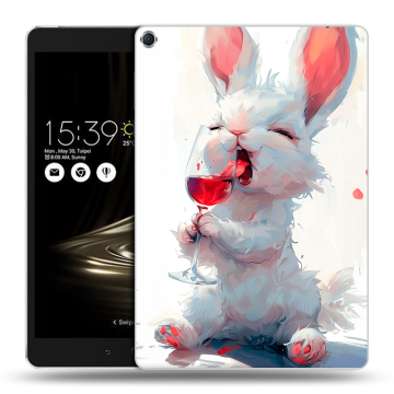 Силиконовый чехол на ASUS ZenPad 3S 10 с принтом кролик зайчик