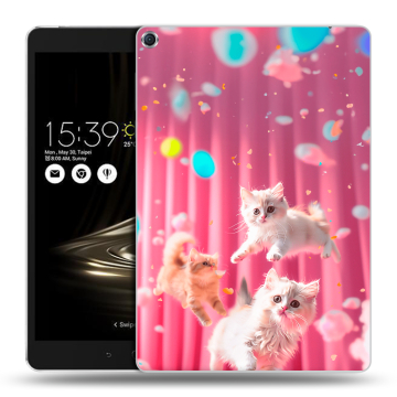 Силиконовый чехол на ASUS ZenPad 3S 10 с принтом милые котики