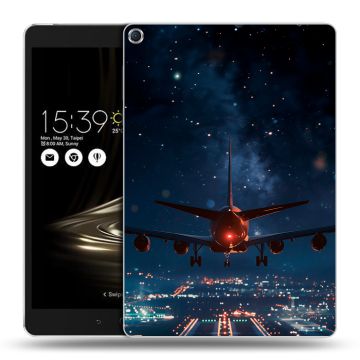 Силиконовый чехол на ASUS ZenPad 3S 10 с принтом самолет