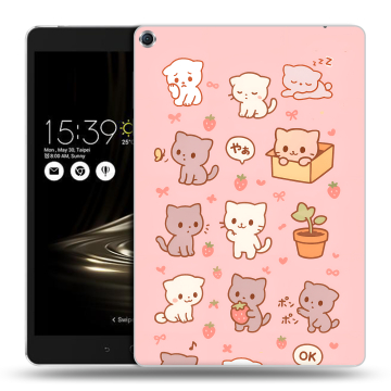 Силиконовый чехол на ASUS ZenPad 3S 10 с принтом Hello Kitty Хелоу Кити