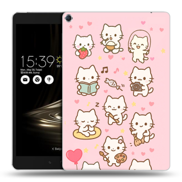 Силиконовый чехол на ASUS ZenPad 3S 10 с принтом Hello Kitty Хелоу Кити