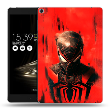 Силиконовый чехол на ASUS ZenPad 3S 10 с принтом человек паук spiderman