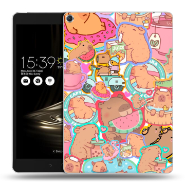 Силиконовый чехол на ASUS ZenPad 3S 10 с принтом капибары