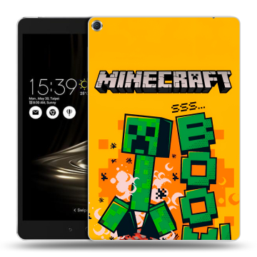 Силиконовый чехол на ASUS ZenPad 3S 10 с принтом Майнкрафт Minecraft