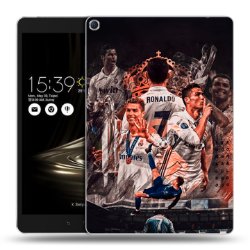Силиконовый чехол на ASUS ZenPad 3S 10 с принтом Реал Роналдо Real Ronaldo