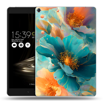 Силиконовый чехол на ASUS ZenPad 3S 10 с принтом Цветы Силиконовый чехол на ASUS ZenPad 3S 10 с принтом Цветы