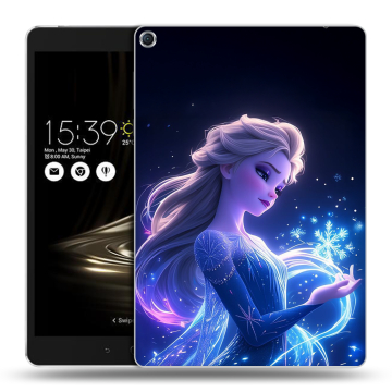 Силиконовый чехол на ASUS ZenPad 3S 10 с принтом Холодное сердце Frozen