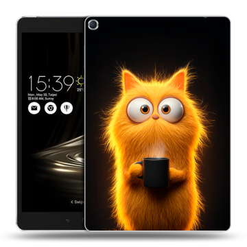 Силиконовый чехол на ASUS ZenPad 3S 10 с принтом Смешной кот