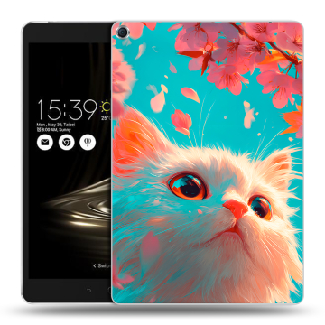 Силиконовый чехол на ASUS ZenPad 3S 10 с принтом Красивый кот