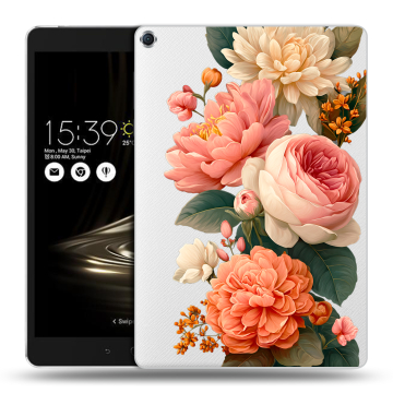 Силиконовый чехол на ASUS ZenPad 3S 10 с принтом цветы
