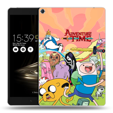 Силиконовый чехол на ASUS ZenPad 3S 10 с принтом Adventure time Время приключений