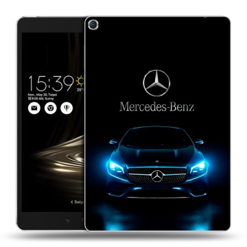 Силиконовый чехол на ASUS ZenPad 3S 10 с принтом Mercedes Мерседес
