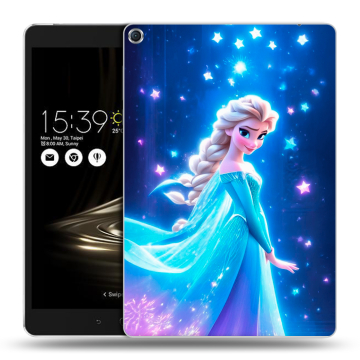 Силиконовый чехол на ASUS ZenPad 3S 10 с принтом Холодное сердце Frozen