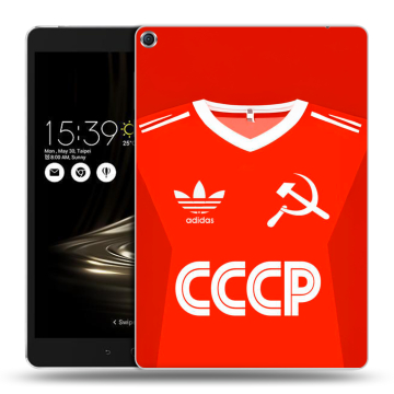 Силиконовый чехол на ASUS ZenPad 3S 10 с принтом Флаг Герб СССР