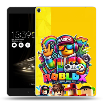Силиконовый чехол на ASUS ZenPad 3S 10 с принтом Roblox Роблокс