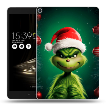 Силиконовый чехол на ASUS ZenPad 3S 10 с принтом Гринч Новый год Рождество