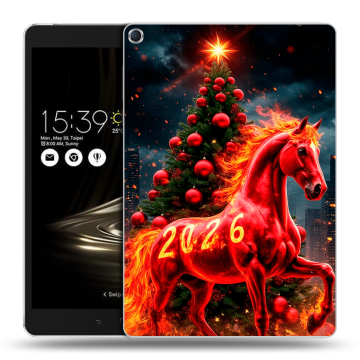 Силиконовый чехол на ASUS ZenPad 3S 10 с принтом Новый год