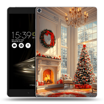 Силиконовый чехол на ASUS ZenPad 3S 10 с принтом Новый год