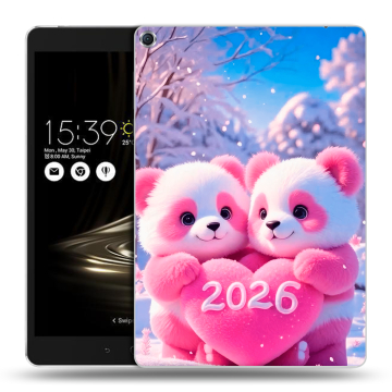 Силиконовый чехол на ASUS ZenPad 3S 10 с принтом Новый год