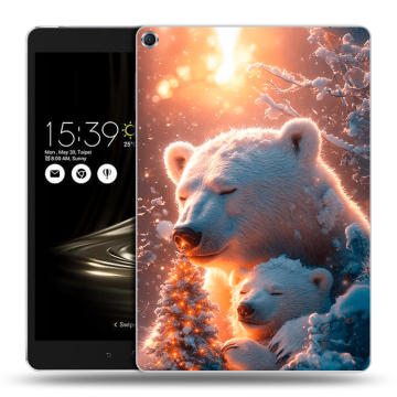Силиконовый чехол на ASUS ZenPad 3S 10 с принтом Новый год