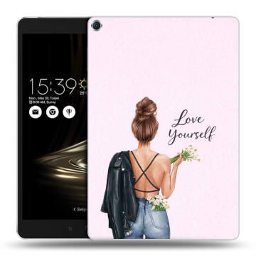 Силиконовый чехол на ASUS ZenPad 3S 10 с принтом женский