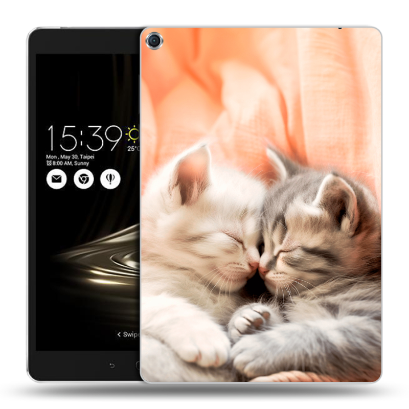 Силиконовый чехол на ASUS ZenPad 3S 10 с принтом Котята Силиконовый чехол на ASUS ZenPad 3S 10 с принтом Котята