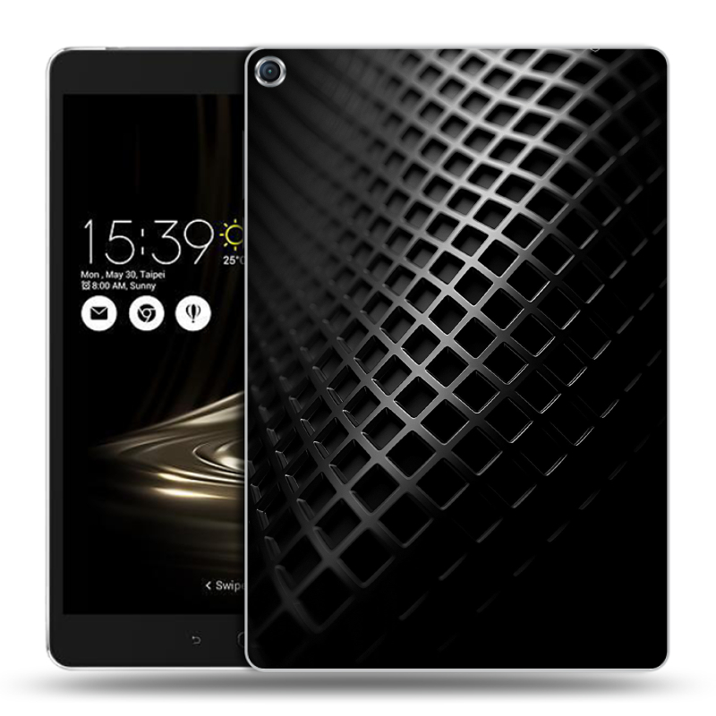 Силиконовый чехол на ASUS ZenPad 3S 10 с принтом Текстура металла Силиконовый чехол на ASUS ZenPad 3S 10 с принтом Текстура металла