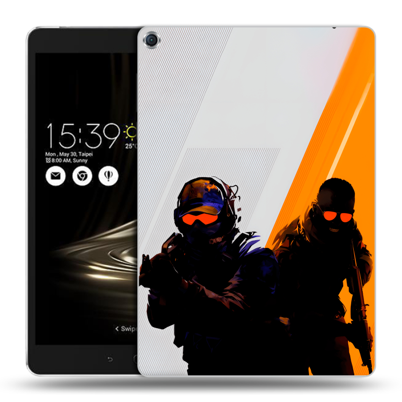 Силиконовый чехол на ASUS ZenPad 3S 10 с принтом Контер страйк Counter strike Силиконовый чехол на ASUS ZenPad 3S 10 с принтом Контер страйк Counter strike