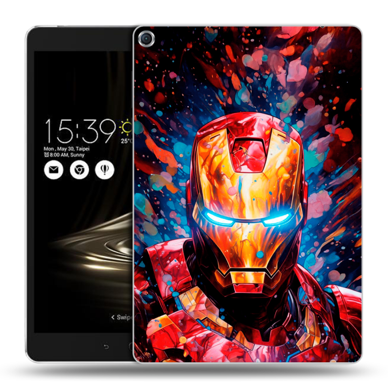 Силиконовый чехол на ASUS ZenPad 3S 10 с принтом Железный человек Ironman Силиконовый чехол на ASUS ZenPad 3S 10 с принтом Железный человек Ironman