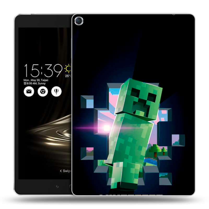 Силиконовый чехол на ASUS ZenPad 3S 10 с принтом Майнкрафт Minecraft Силиконовый чехол на ASUS ZenPad 3S 10 с принтом Майнкрафт Minecraft