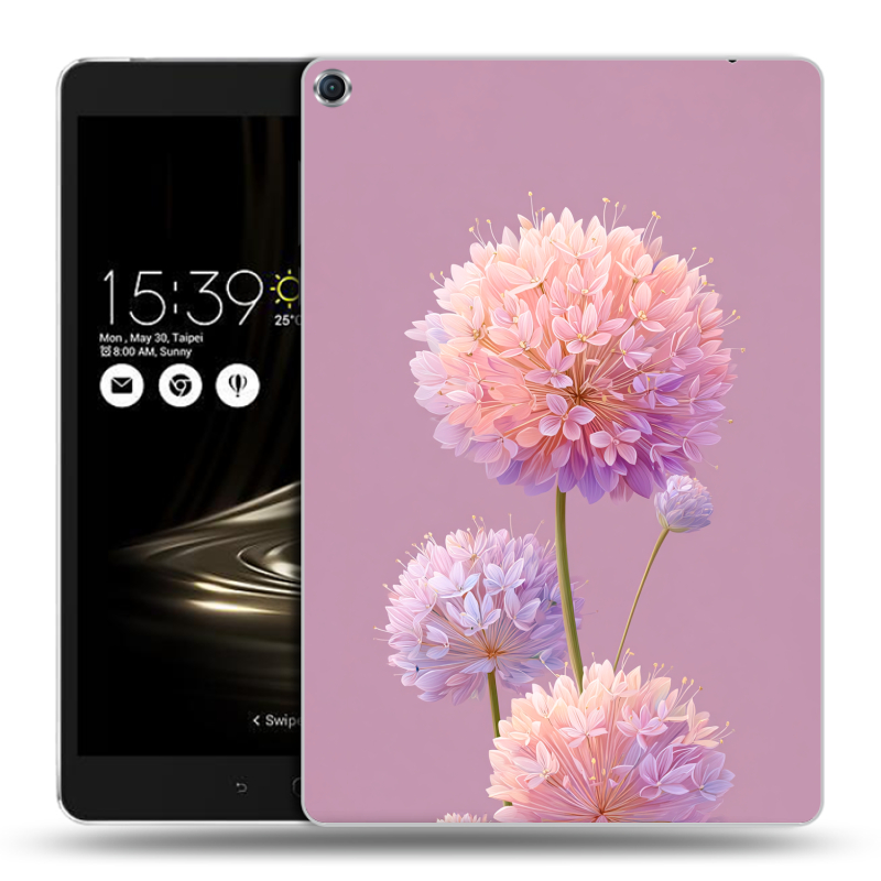 Силиконовый чехол на ASUS ZenPad 3S 10 с принтом Цветы Силиконовый чехол на ASUS ZenPad 3S 10 с принтом Цветы