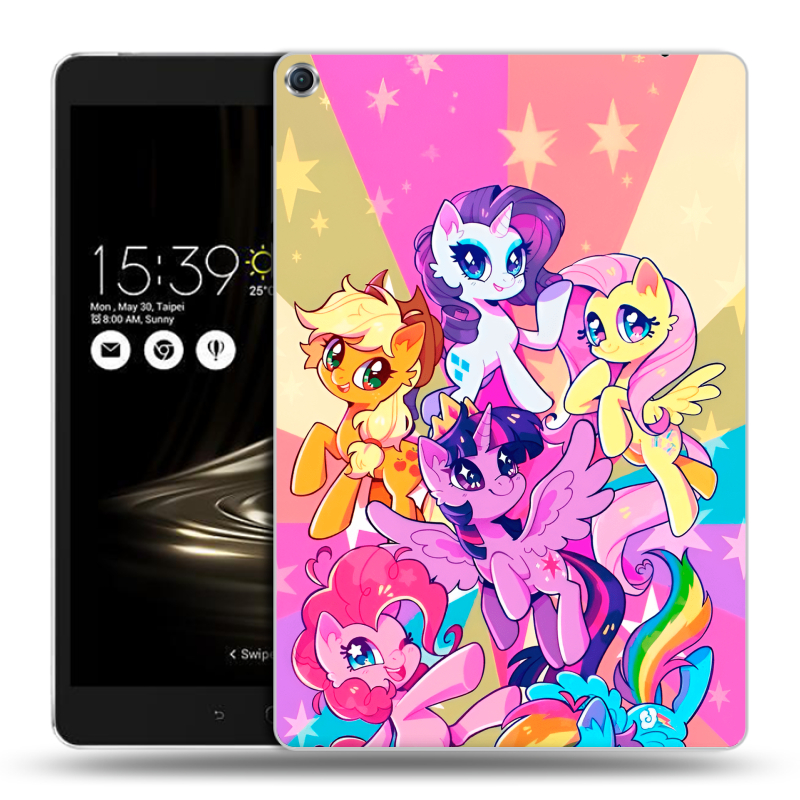 Силиконовый чехол на ASUS ZenPad 3S 10 с принтом My little pony Дружба чудо Силиконовый чехол на ASUS ZenPad 3S 10 с принтом My little pony Дружба чудо